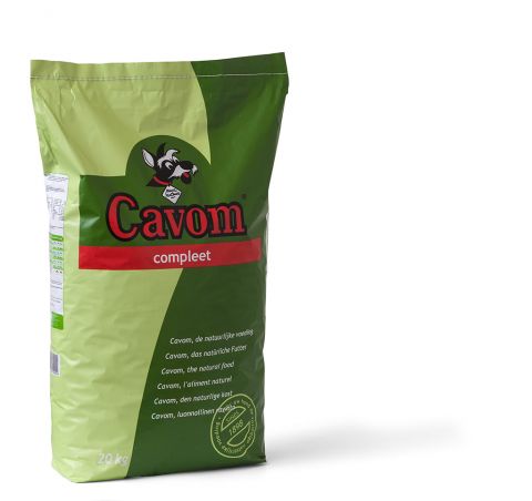 Prik verticaal intern Cavom 20kg hondenbrokken - Heikens Dierenspeciaalzaak